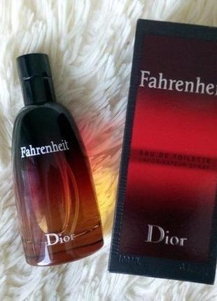 Мужские духи christian dior fahrenheit 100 ml туалетная вода м...