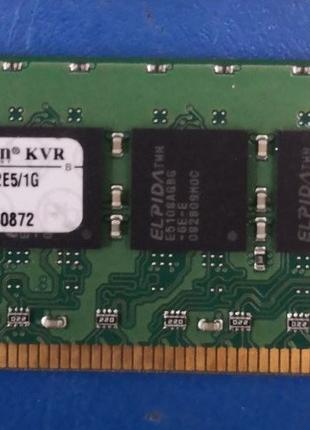 Модуль пам'яті Kingston DDR2 1 GB KVR667D2E5/1GI ECC, бу