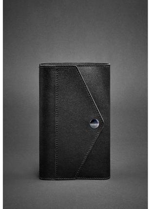 Кожаный блокнот (Софт-бук) 2.0 черный