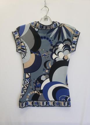 Женская футболка emilio pucci с абстрактным принтом