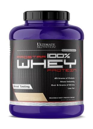 Протеин Ultimate Prostar 100% Whey Protein, 2.39 кг Банан