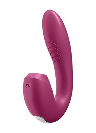 Вакуумный стимулятор клитора и вибратор точки G Satisfyer Sunr...