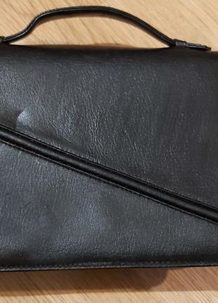 Сумка кожаная genuine leather барсетка мужская