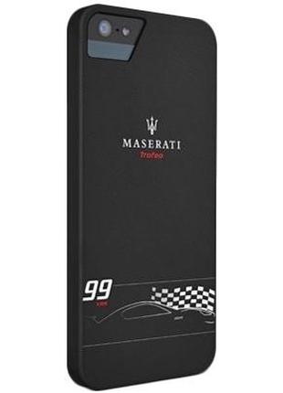 Чохол для Apple iPhone 5/5s/SE - Maserati Corse Champ чорний