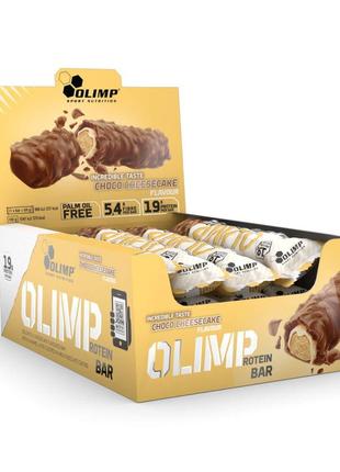 Батончик Olimp Protein bar, 12*64 грамм Шоколадный чизкейк