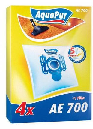 AquaPur AE 700 Набір п'ятишарових мішків для пилососа 4+1