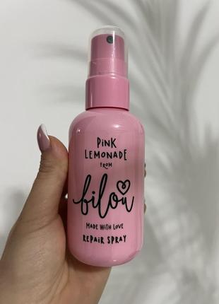 Відновлюючий  спрей для волосся «рожевий лимонад» bilou pink l...