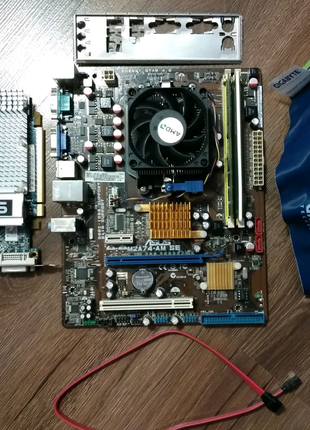 Комплект AMD Athlon II , Asus m2a74-am se , Radeon HD4350