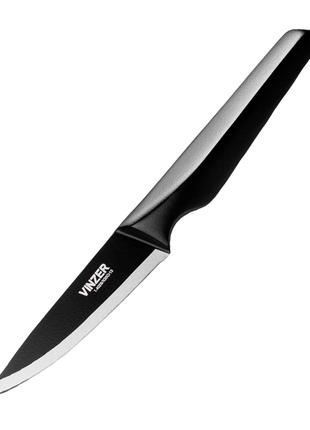 Нож для чистки овощей 8.9 см Vinzer Geometry Nero Line (89299)