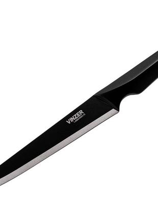 Нож для мяса 20.3 см Vinzer Geometry Nero Line (89303)