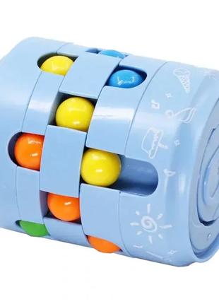 Головоломка антистресс Fidget Cans Cube Голубая
