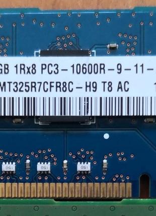 Оперативная память DDR3 Hynix 2Rx8 PC3-10600R-9-11-A1 1333Mhz ...