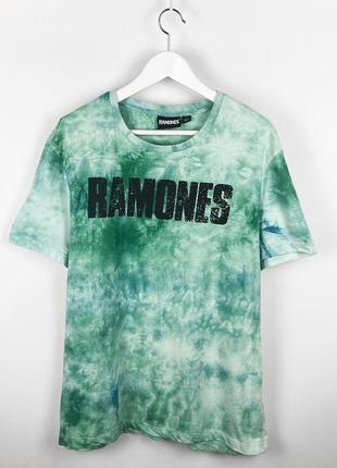 Ramones тай-дай футболка rock рок мерч