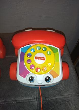 Іграшка-каталка «веселий телефон» fisher-price
