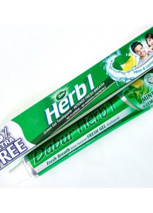 Зубная паста Мята Лимон Дабур 80 г (Toothpaste Mint & Lemon Da...