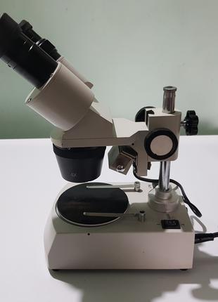 Бинокулярный Микроскоп  XTX-3C с подсветкой верхней и нижней