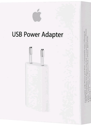 Мережевий зарядний пристрій (5w~1A) для Apple iPhone / iPod