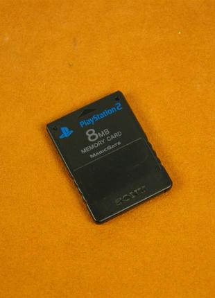 Мемори карта Memory card Playstation 2 (SCPH-10020, 8 Mb Black)