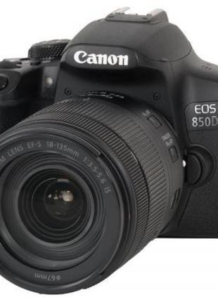 Цифровой фотоаппарат Canon EOS 850D kit 18-135 IS nano USM Bla...