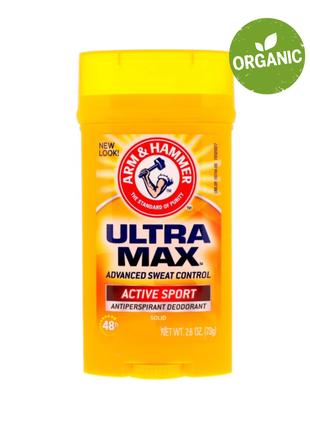 Arm & Hammer, UltraMax, дезодорант для чоловіків, Active Sport