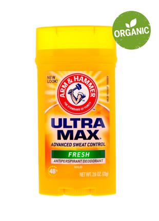 Arm & Hammer, UltraMax, дезодорант для чоловіків, FRESH, 73 г