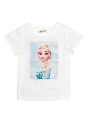 Футболки для дівчат 1-2 роки frozen фірми h&m швеція