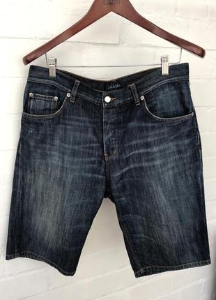 Мужские брендовые джинсовые шорты prada оригинал