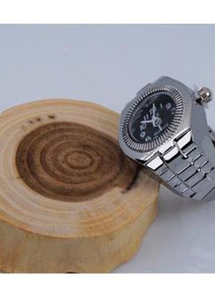 Часы-кольцо на палец кварцевые (черн. циферблат) арт. 02501