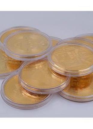 Монета сувенирная "Биткоин"(цвет: золото) арт. 01837