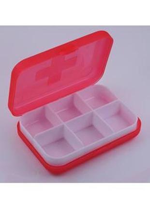 Пластиковая коробочка "Скорая помощь" для хранения, красная (н...
