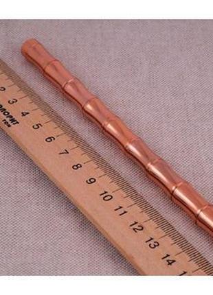 Ручка "Бамбук" (цвет - розовое золото) арт. 01692