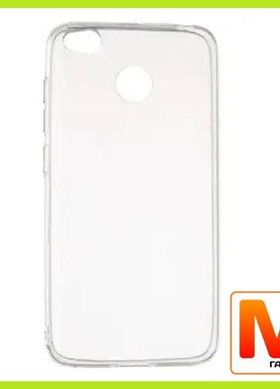 Чехол Silicone Case WS Xiaomi Redmi 4X Прозрачный