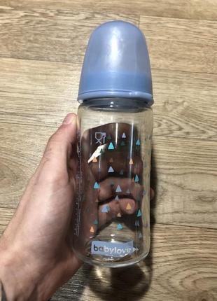 Бутылочка стекло babylove на 240 мл