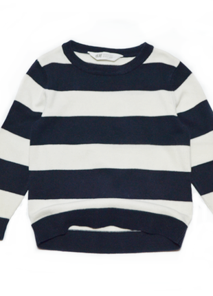 Смугастий светр h&m на хлопчика 2-4 роки