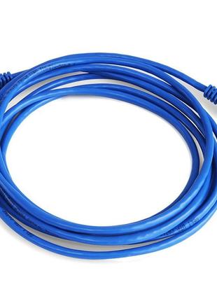 Интернет сетевой LAN кабель патч-корд HX CAT 5E 5 метра Синий