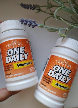 Мультивитамины для женщин от 21st century one daily women's 10...