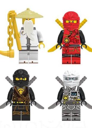 Конструктор фигурки человечки ниндзяго Ninjago лего-совместимые