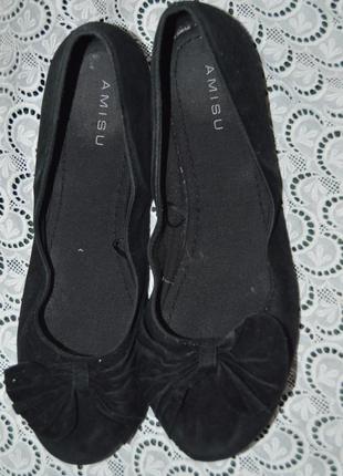 Туфлі балетки amisu розмір 42