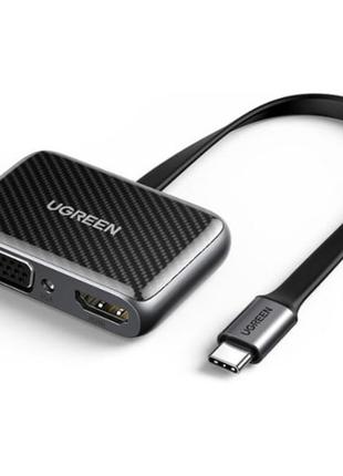 Адаптер переходник Ugreen USB Type-C to HDMI VGA порт-репликат...