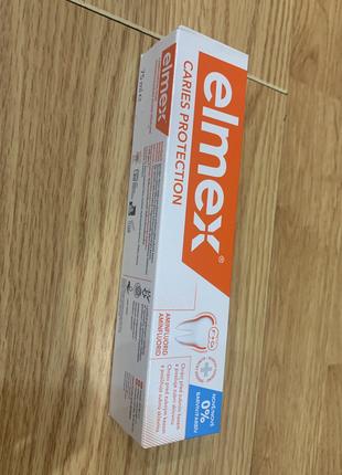 Зубная паста для защиты от кариеса с фтором Elmex Caries Prote...