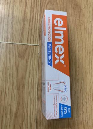 Отбеливающая зубная паста с фтором Elmex Caries Protection Whi...