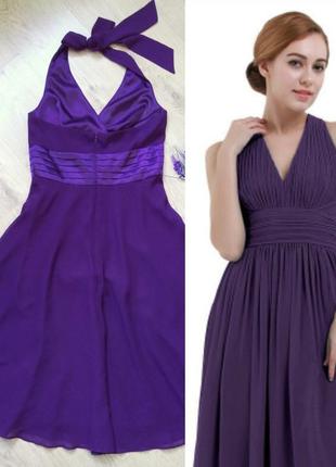Ошатне плаття уеѕѕіса/вечірній фіолетову сукню халтер/для випу...