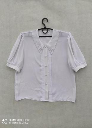 Ніжна блуза з вишивкою розмір uk 12-14