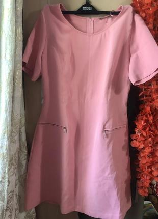 Очень красивое повседневное розовое платье orsay