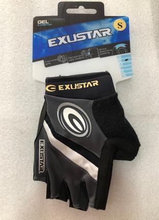 Велоперчатки Exustar E-CG 910 черные S