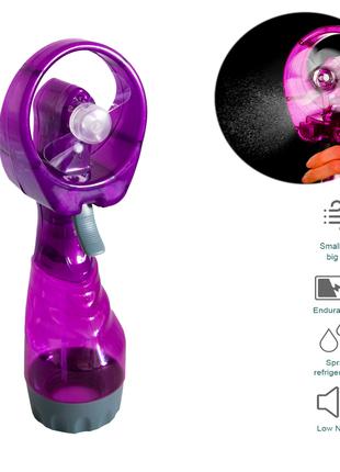 Ручний вентилятор із зволожувачем "Water Spray Fan" Фіолетовий...