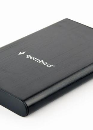 Внешний карман Gembird SATA HDD 2.5", USB 3.1, алюминий, Black...