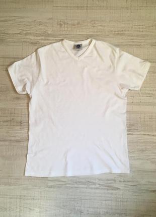 Безшовная базовая белая футболка slim fit