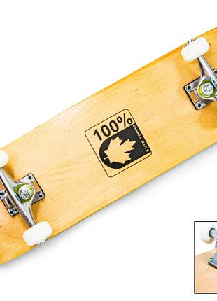 Скейт деревянный Скейтборд "Canada 100%" до 100 кг