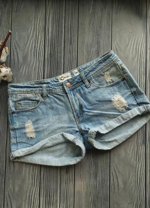 Джинсовые шорты / джинсові шорти  з потертостями